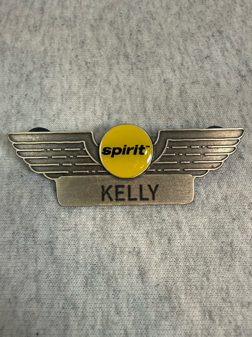 Spirit Airlines Flight Attendant Wings Pin
-Collectable